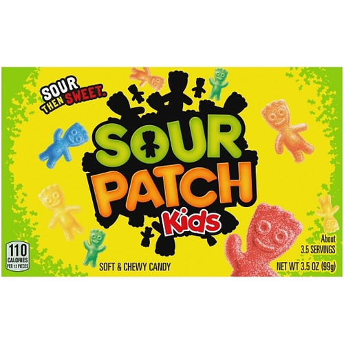 Sour Patch Kids Soft And Chewy Gummy Candy Box, 3.5 Ounce, 12 Per Case